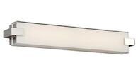 BLISS 22-INCH LED BATHROOM VANITY AND WALL LIGHT 3000K, Polished Nickel, medium