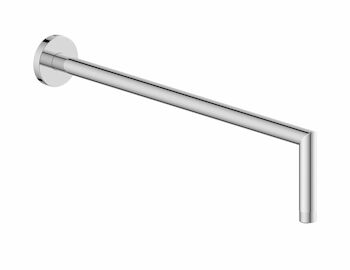 16" SHOWER ARM WITH FLANGE, Chrome, large