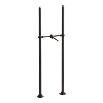 ANTIQUE RISER TUBES AND CROSS CONNECTION, 29-5/8-INCH LONG, Oil-Rubbed Bronze, large