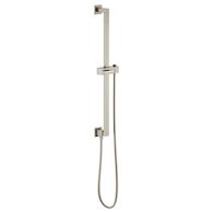 ESSENTIAL LINEAR SQUARE SLIDE BAR WITH HOSE, Luxe Nickel, medium