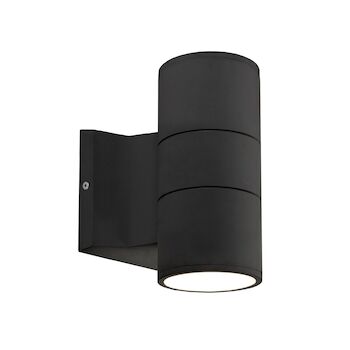 LUND 7" LED EXTERIOR WALL SCONCE, Black, large