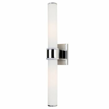 MILL VALLEY 20" TWO LIGHT VANITY SCONCE, Polished Nickel, large