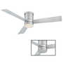 AXIS 52-INCH 3000K LED FLUSH MOUNT CEILING FAN, Titanium Silver, small