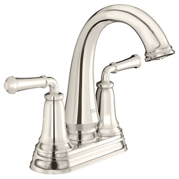 DELANCEY 4-INCH CENTERSET TWO-HANDLE BATHROOM FAUCET, Polished Nickel, large