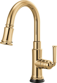 ODIN SMARTTOUCH®  PULL-DOWN PREP FAUCET, Brilliance Polished Gold, large