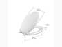 CACHET QUIET-CLOSE ELONGATED TOILET SEAT, White, small