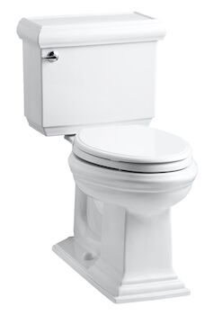 MEMOIRS® CLASSIC COMFORT HEIGHT® TWO-PIECE ELONGATED 1.28 GPF TOILET WITH AQUAPISTON® FLUSHING TECHNOLOGY, White, large