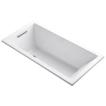 UNDERSCORE® RECTANGLE 60 X 30 INCHES DROP IN BATHTUB, White, large