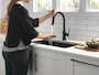 TRINSIC SINGLE HANDLE PULL-DOWN KITCHEN FAUCET FEATURING TOUCH2O(R) TECHNOLOGY, Matte Black, small