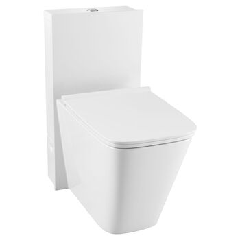 MODULUS ONE-PIECE CHAIR-HEIGHT ELONGATED TOILET WITH SEAT, Canvas White, large