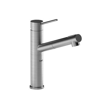 CAYO KITCHEN FAUCET WITH 2-JET PULL OUT SPRAY, Stainless Steel, large