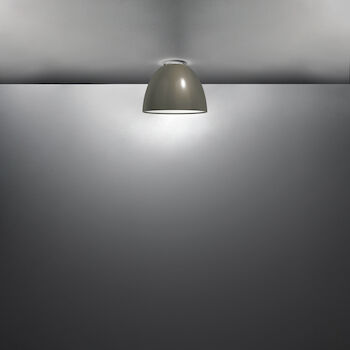 NUR GLOSS LED-T MINI FLUSH MOUNT LIGHT, A2455, Gloss Grey, large