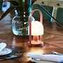 FOLLOWME LED TABLE LAMP, Terracotta, small