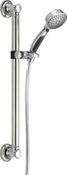 ACTIVTOUCH® 9-SETTING HAND SHOWER WITH TRADITIONAL SLIDE BAR / GRAB BAR IN CHROME, Chrome, large