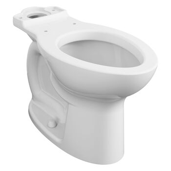 CADET TWO-PIECE PRO CHAIR HEIGHT ELONGATED TOILET BOWL ONLY, White, large