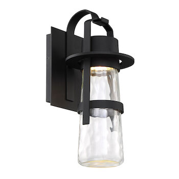 BALTHUS LED OUTDOOR WALL LIGHT, Black, large