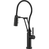 SOLNA®SMARTTOUCH® ARTICULATING FAUCET WITH FINISHED HOSE, Matte Black, medium