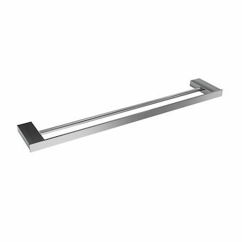 VOLKANO CINDER 24-INCH DOUBLE TOWEL BAR, Chrome, large