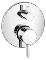 S THERMOSTATIC TRIM WITH VOLUME CONTROL AND DIVERTER, Brushed Nickel, medium