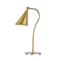 LUPE TABLE LAMP, Aged Brass, medium