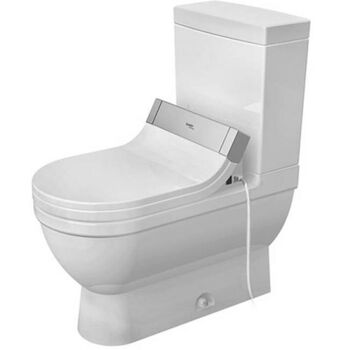 STARCK 3 TWO-PIECE TOILET BOWL (TANK AND SEAT SOLD SEPARATELY), White, large