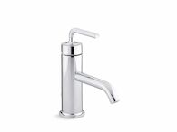 PURIST SINGLE-HANDLE BATHROOM SINK FAUCET WITH STRAIGHT LEVER HANDLE, Polished Chrome, medium