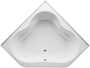 TERCET® 60 X 60 INCHES BATHTUB WITH INTEGRAL APRON, INTEGRAL FLANGE AND CENTER DRAIN, White, small
