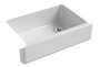 WHITEHAVEN® SELF-TRIMMING® 32-11/16 X 21-9/16 X 9-5/8 INCHES UNDER-MOUNT SINGLE-BOWL SINK WITH TALL APRON, Ice Grey, small