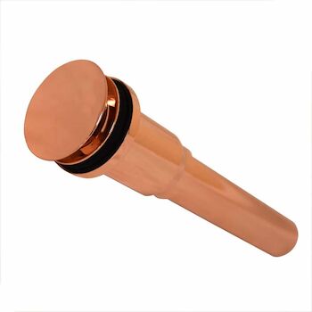 1.5-INCH DOME DRAIN, DR120, Polished Copper, large