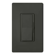 DIVA SINGLE POLE 300W ELECTRONIC LOW VOLTAGE DIMMER, WITH GLOSS FINISH, Black, medium