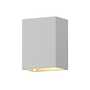 BOX LED WALL SCONCE, Textured White, small