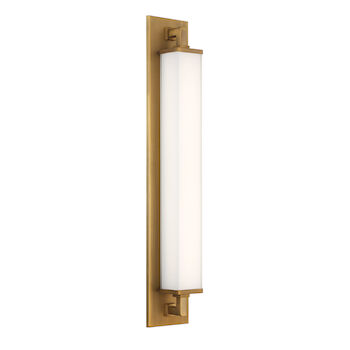 GATSBY LED WALL SCONCE, Aged Brass, large