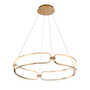 CHARMED 24-INCH 3000K LED CHANDELIER, Soft Gold, small