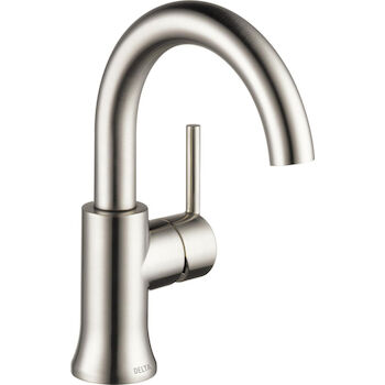 TRINSIC SINGLE HANDLE HIGH-ARC LAVATORY FAUCET, Stainless, large