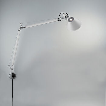 TOLOMEO CLASSIC WALL LAMP WITH S BRACKET, White, large