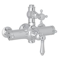 ROHL® EXPOSED THERM VALVE WITH VOLUME AND TEMPERATURE CONTROL (CROSS HANDLE), Polished Chrome, medium