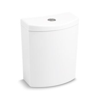 PERSUADE TWO-PIECE CURV DUAL-FLUSH TOILET TANK ONLY, White, large
