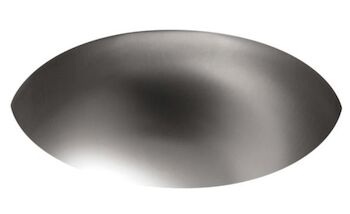 BOLERO® ROUND DROP IN/UNDERMOUNT BATHROOM SINK, Stainless Steel, large