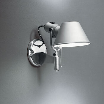 TOLOMEO CLASSIC WALL SPOT LIGHT WITH SWITCH, Aluminum, large