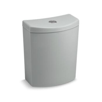 PERSUADE TWO-PIECE CURV DUAL-FLUSH TOILET TANK ONLY, Ice Grey, large