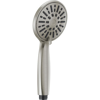 DELTA 4-SETTING  1.75 GPM  HAND SHOWER, Stainless Steel, large