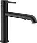 TRINSIC SINGLE HANDLE PULL-OUT KITCHEN FAUCET, Matte Black, small