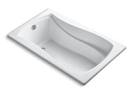 MARIPOSA® 60 X 36 INCHES DROP IN BATHTUB WITH REVERSIBLE DRAIN, White, medium