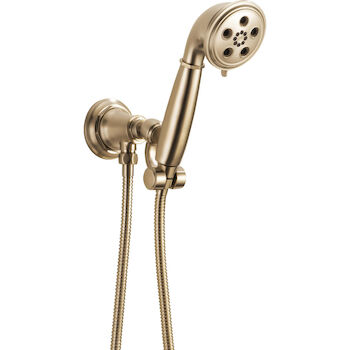 ROOK WALL MOUNT HANDSHOWER WITH H2OKINETIC TECHNOLOGY, Brilliance Luxe Gold, large