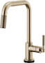 LITZE SMARTTOUCH® PULL-DOWN FAUCET WITH SQUARE SPOUT AND KNURLED HANDLE, Brilliance Luxe Gold, small