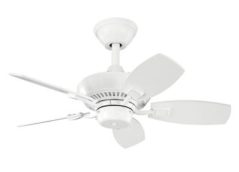 CANFIELD 30-INCH FAN, White, large