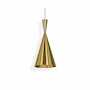 BEAT TALL LED PENDANT, Brushed Brass, small