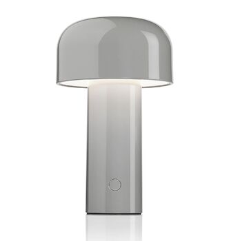 BELLHOP PORTABLE LED TABLE LAMP, Grey, large
