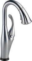 ADDISON SINGLE HANDLE PULL-DOWN BAR/PREP FAUCET WITH TOUCH2O(R) TECHNOLOGY, Arctic Stainless, medium
