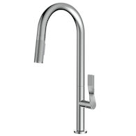 GRILL PULL DOWN DUAL STREAM KITCHEN FAUCET, Polished Chrome, medium